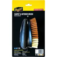 Meguiar's Meguiar’s Carpet & Interior Brush – 2-in-1 Bekledingsborstel Auto – Interieur Reinigingsborstel – Ergonomische Grip