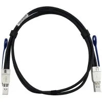BlueOptics Microsemi Adaptec 2282600-R compatibele BlueLAN MiniSAS kabel 2 meter BL464601N2M30, Zendontvangers, Zwart