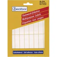 Avery Zweckform AVERY Universele etiketten 3336 Permanent klevend Wit 50 x 14 mm 28 Vellen à 24 Etiketten