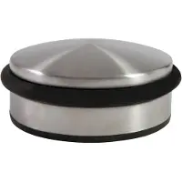 Alba Zware deurstopper 110 x 40 mm Zilver