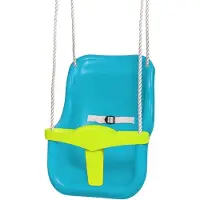 Hörby Bruk Baby Swing Hoog Turquoise/Lime