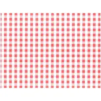 Papstar Tischset "Vichy Karo" (B)400 x (T)300 mm aus Papier, 60 g/qm, rot / weiß kariert