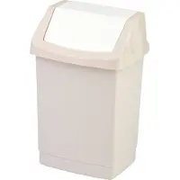 Curver Click-It Serie - Prullenbak - 15L - Beige - Elegant Design