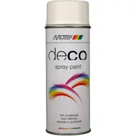 Motip Deco Colourspray Mat RAL9010 Helder Wit 400 ML