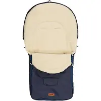 Sensillo - Baby Slaapzak Voor Kinderwagen Blue Wool (95X40)