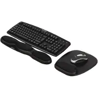 Kensington Polssteun Met Gelkussen Voor Toetsenbord - Ergonomisch - Zwart - 1 Stuk