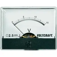 Voltcraft AM-60X46/15V/DC AM-60X46/15V/DC Inbouwmeter AM-60X46/15 V/DC 15 V Draaispoel