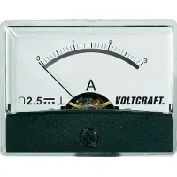 Voltcraft AM-60X46/3A/DC AM-60X46/3A/DC Inbouwmeter AM-60X46/3 A/DC 3 A Draaispoel