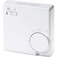 Eberle RTR Ruimtethermostaat H7.5xB7.5xD2.75cm Wit