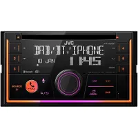 JVC KW-DB95BT Autoradio dubbel DIN Aansluiting voor stuurbediening, Aansluiting voor achteruitrijcamera, DAB+ tuner