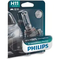 Philips 12362XVPB1, 55 Watt, 12 Volt, H11, Halogeen, 3450 Kelvin, 1 stuk