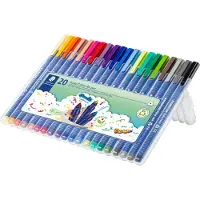 Staedtler Triplus Color 323 Marker Pen Assorted 20 Units Veelkleurig Kinderen
