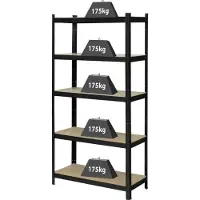 Toolcraft KCT20CP Stellingkast (extra stevig) 175 kg (b x h x d) 90 x 1.8 x 40 cm Metaal, Hardboard Antraciet/zwart Harde vezelbodem