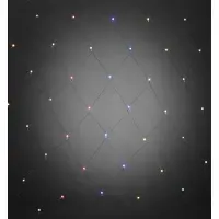 Konstsmide Lichtgordijn - led kerstverlichting buiten en binnen - 2 x 2 meter - 8