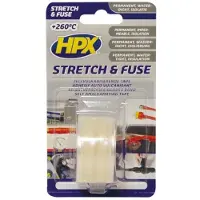 Hpx Stretch & Fuse zelfvulkaniserende tape - transparant 25mm x 3m