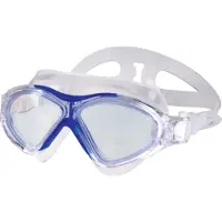 Spokey VISTA JR Zwembril - Transparant Blauw - Junioren - Anti-Fog - UV-bescherming - Polycarbonaat - Siliconen bandje