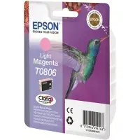 Epson T080 (C13T08064010) Inktcartridge Licht-magenta
