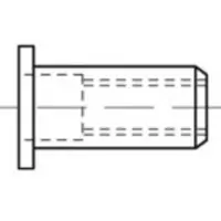 Toolcraft TO-5455320 Popmoer M8 500 stuk(s)