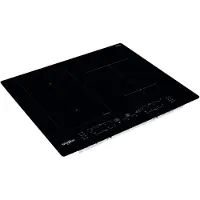 Whirlpool WL B8160 NE Zwart Ingebouwd 59 cm Inductiekookplaat zones 4 zone(s)
