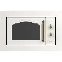 Gorenje BM235CLI, Mimo-serie, combi-oven, 23 liter, 800 watt, draaibaar, ivoorwit