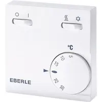 Eberle RTR Ruimtethermostaat H7.5xB7.5xD2.55cm Wit