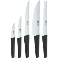 Richardson Sheffield - Edge - 5 delige messenset incl messenblok - Natural wood