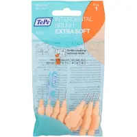 Tepe Interdentale Ragers Extra Soft 0.45 mm oranje - 8 stuks