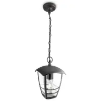 Philips Suspension myGarden Creek E27 Lumière blanche et chaude Noire