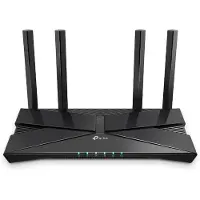 TP-LINK Archer AX1800, Wi-Fi 6 (802.11ax), Dual-band (2,4 GHz / 5 GHz), Ethernet-aansluiting, Zwart, Router voor op het bureau