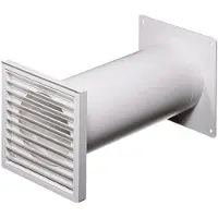 Wallair N37824: Tubulaire ventilatiesysteem, 100, kunststof, afmetingen: 10 cm x 48 cm