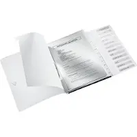 Leitz Sorteermap Leitz WOW 12 tabbladen PP zwart