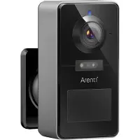 Arenti POWER1Q 2K 4 MP draadloze bewakingscamera met batterijvoeding en Wi-Fi