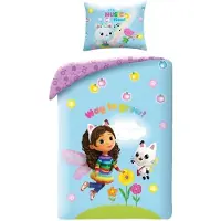 Halantex Gabby's poppenhuis Dekbedovertrek Music Time - Eenpersoons - 140 x 200 cm - Katoen