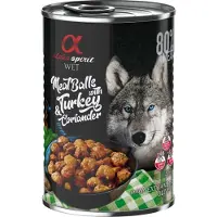 Alpha Spirit Gehaktballetjes Van Kalkoen Met Koriander Hondensnack 400g 6 Eenheden