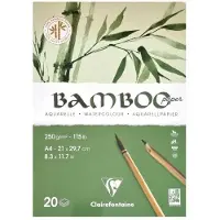 Clairefontaine Bamboo Glued Pad On 1 Side Schetsboek A4 250 g