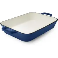 Grand Feu - Geëmailleerde gietijzeren ovenschaal - 3,2 ltr. - blauw