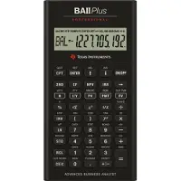 Texas Instruments Ba Ii Plus Professional Iibapro/fc/3e12/a Calculator Transparant