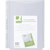Q-CONNECT PVC A4 150micr. insteekhoezen, 5 stuks