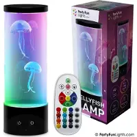 Partyfunlights - Jellyfish aquarium lamp - 2 kwallen - Meerdere kleuren - Afstandsbediening - Nachtlampje Kinderen - Batterij en USB
