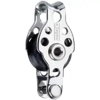 Harken Air Block Pulley With Support 16 Mm Zilver