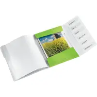 Leitz Divider Book WOW A4 PP 6tabs green