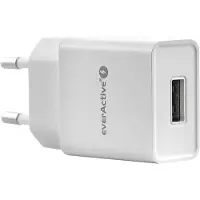 EverActive Ladegerät Netzladegerät everActive SC-200 (USB; weiße Farbe)