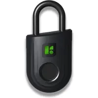 Igloohome Hangslot, Hangslot Lite, Vingerafdruk, Zwart
