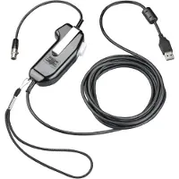 HP PTT-microfoon headsetadapter - INC - Poly - Monauraal - TAA-conformiteit - Druk om te praten