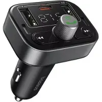 Baseus SUP0003754, Digitaal, FM, 87,5 - 108 MHz, LED, Bluetooth, Sigarettenaansteker