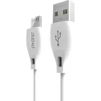 Dudao USB naar Micro USB oplader - Oplaadkabel - Datakabel - 1 Meter - Wit