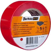 Diversen 197703, Markeertape voor etiketten, Polyvinylchloride (PVC), Rood, 50 mm, 33000 mm