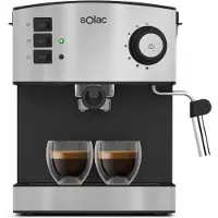 Solac Espressomachine - - M80 - RVS - 15 bar -