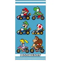 Carbotex strandlaken mariokart 70 x 140 cm