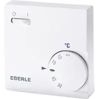 Eberle RTR Ruimtethermostaat H7.5xB7.5xD2.55cm Wit